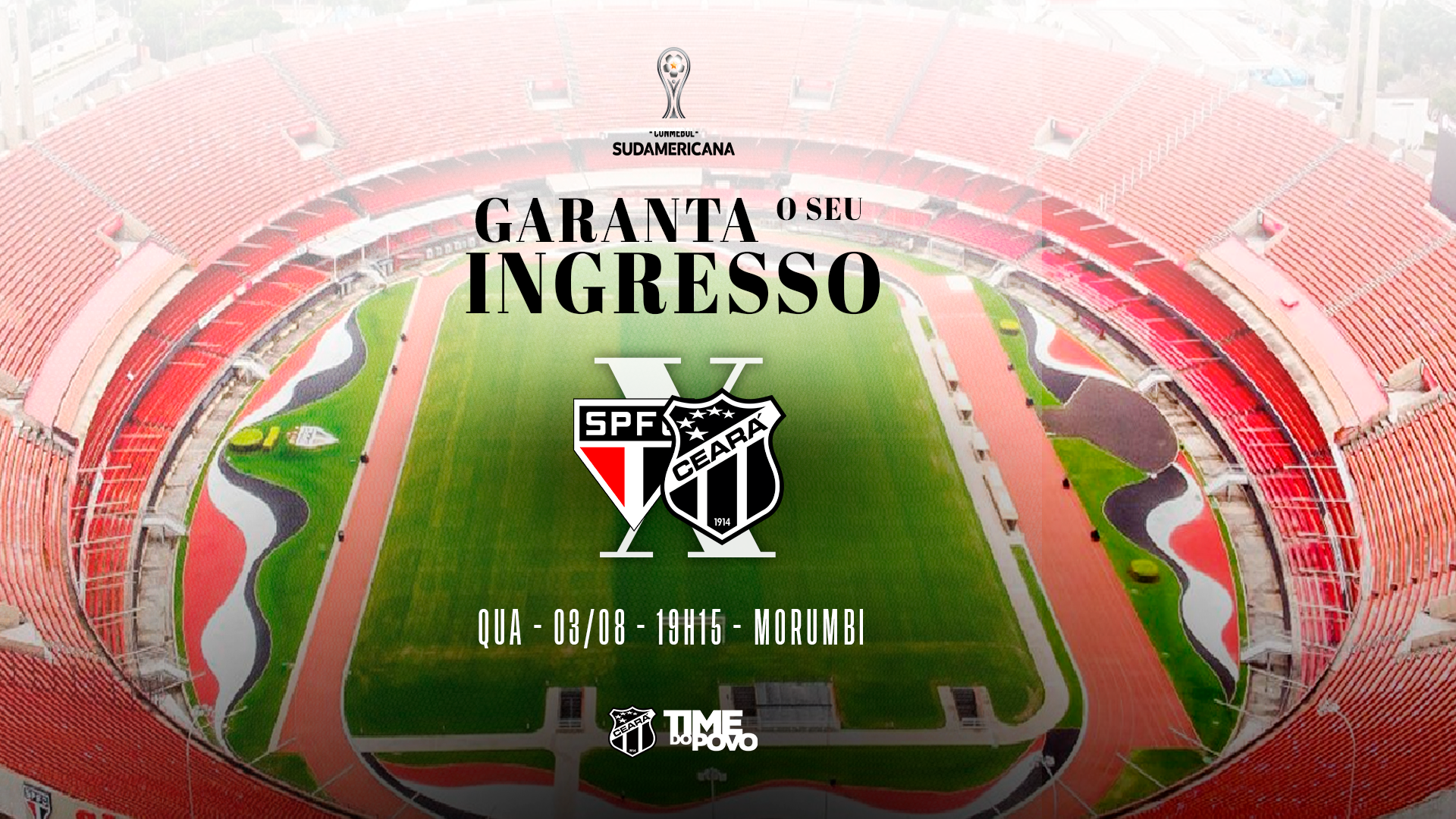 CONMEBOL Sudamericana: Confira maiores detalhes sobre a venda de ingressos para o confronto diante do São Paulo