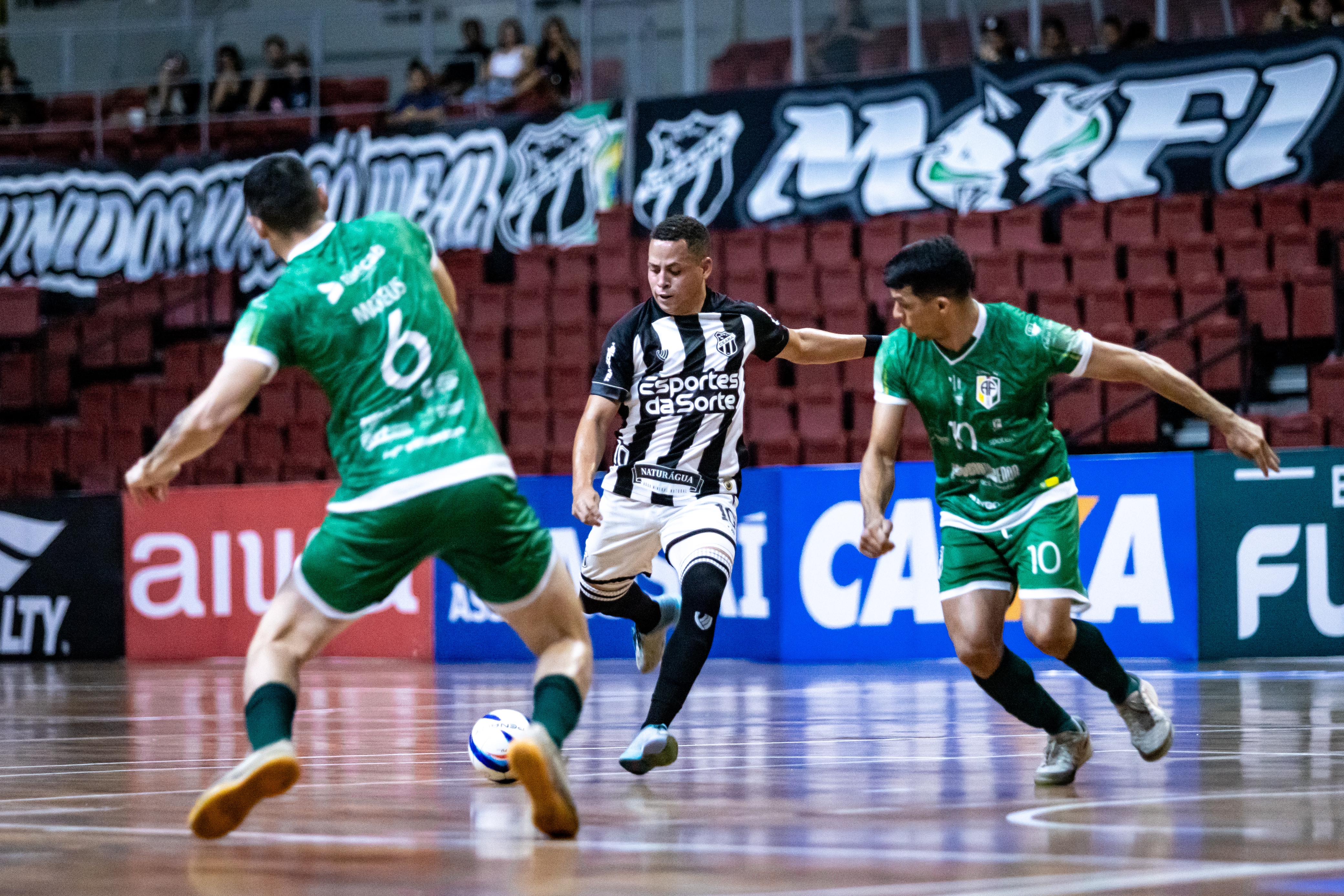 Futsal: Na estreia do Campeonato Brasileiro, Ceará empata em 2x2 com o Apodi/RN