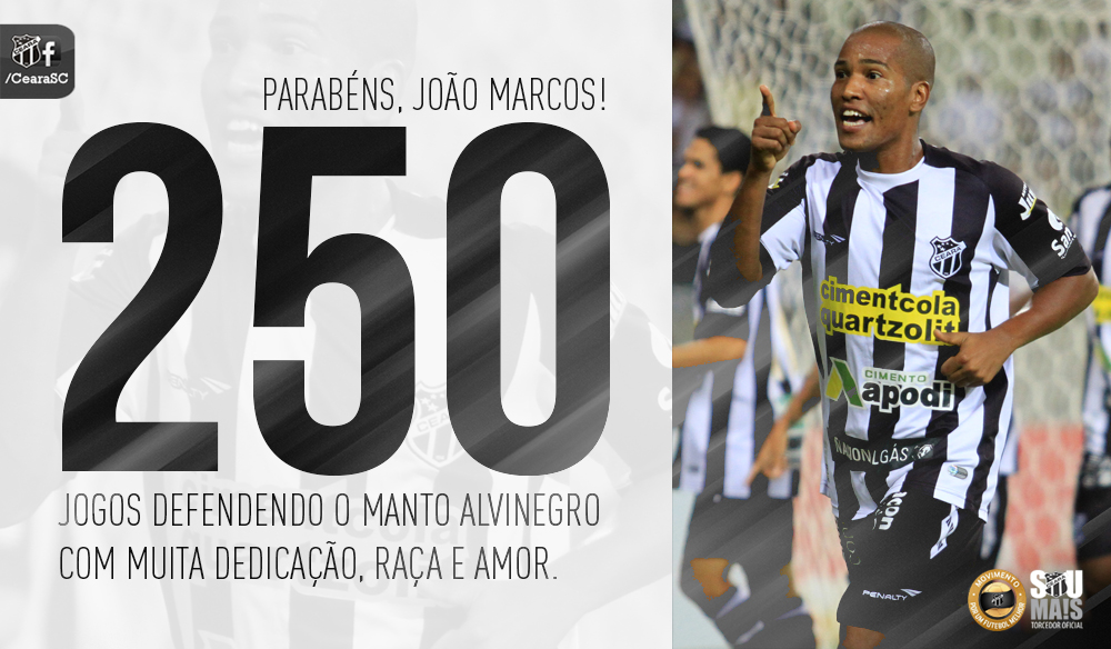 Clássico-Rei ficará marcado para João Marcos, que fará 250 jogos pelo Vovô