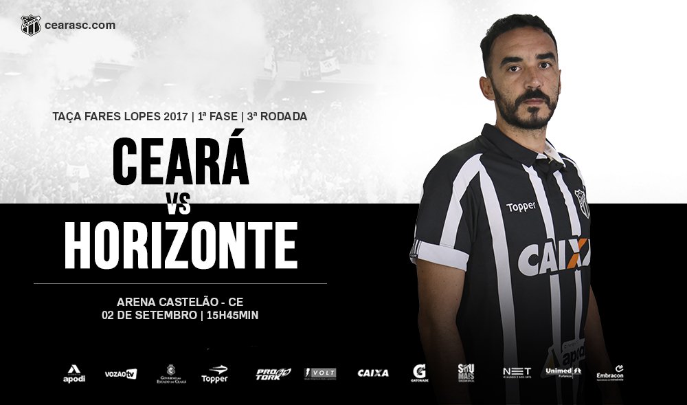 Fares Lopes 2017: Ceará e Horizonte se enfrentam na Arena Castelão