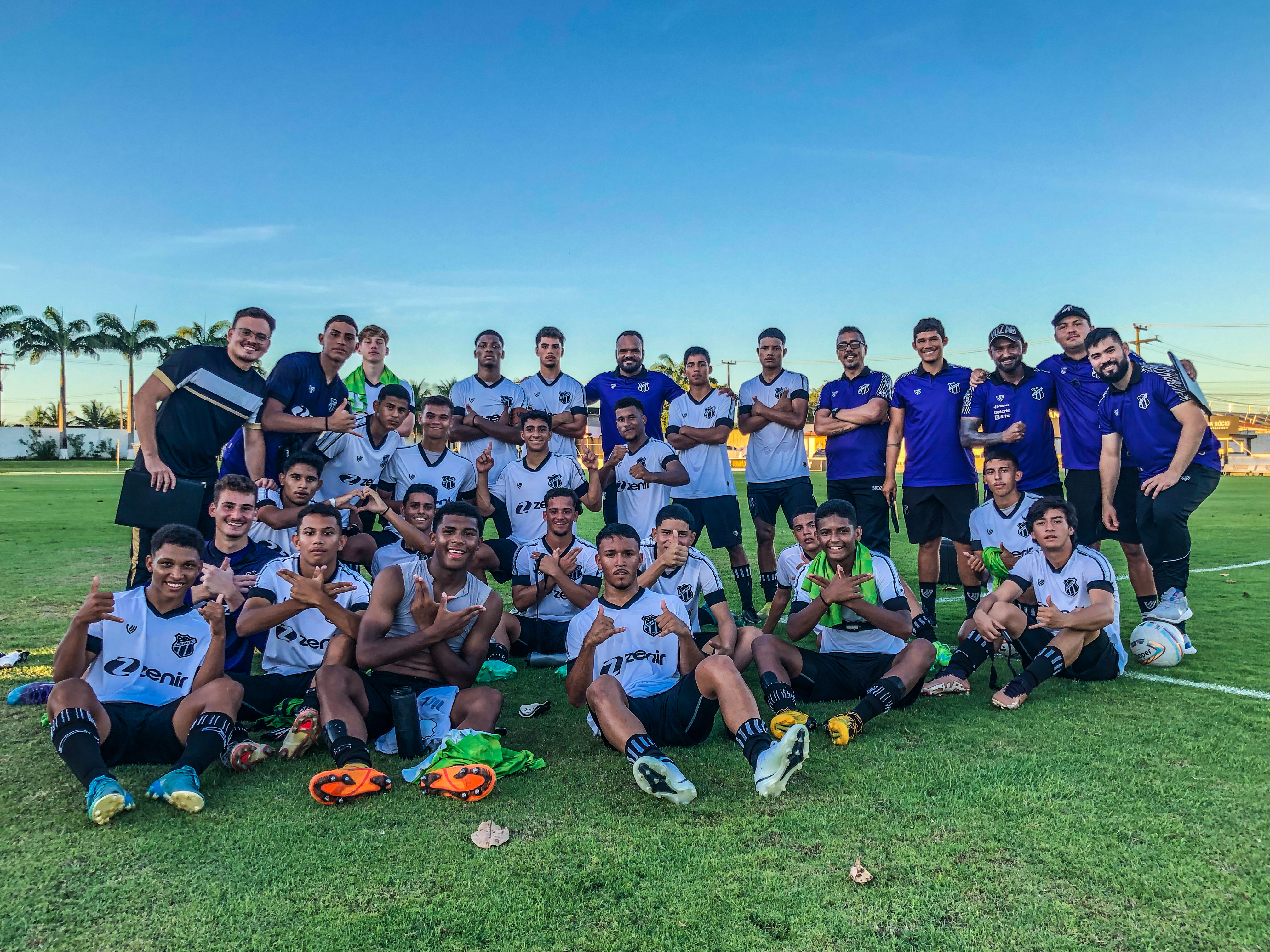 Sub-17: Na Cidade Vozão, Ceará goleia o Juazeiro e reassume a liderança do hexagonal