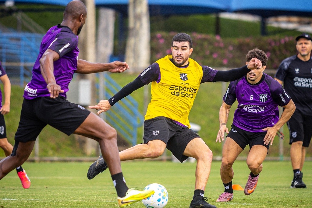 Ceará realiza o primeiro treino em BH ee segue trabalhando para enfrentar o Atlético/MG