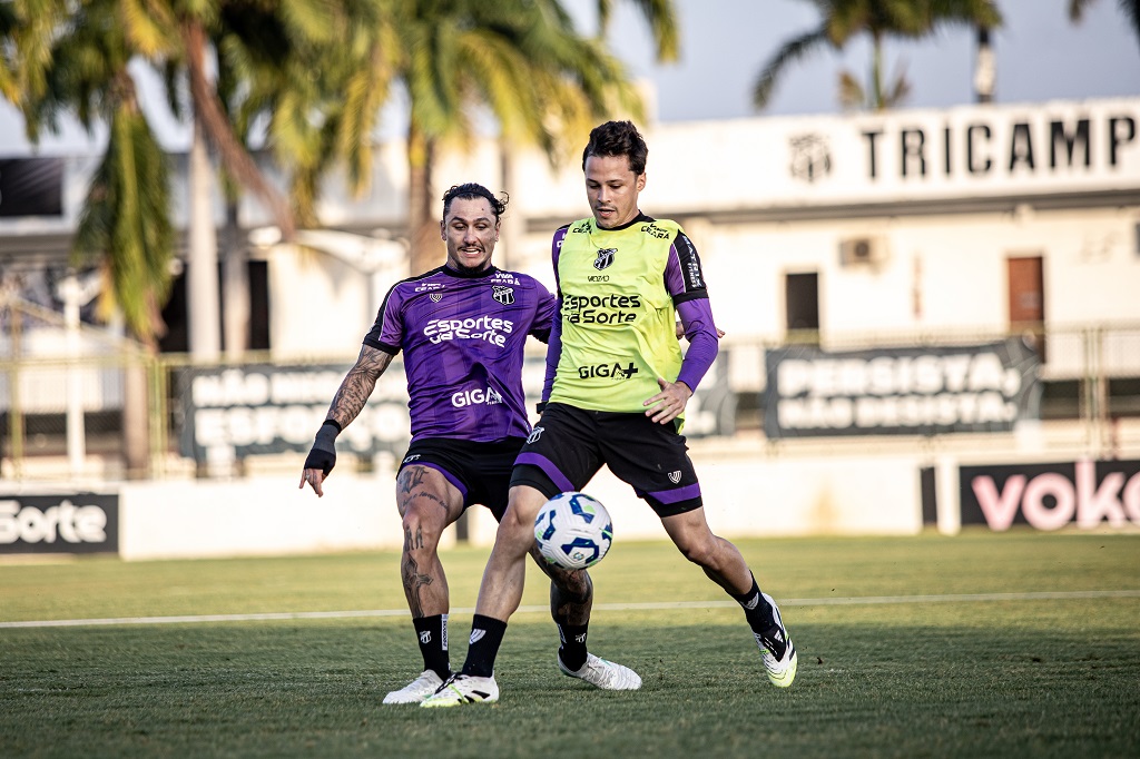 Com trabalho no Vovozão, Ceará inicia semana de clássico nordestino com o Bahia