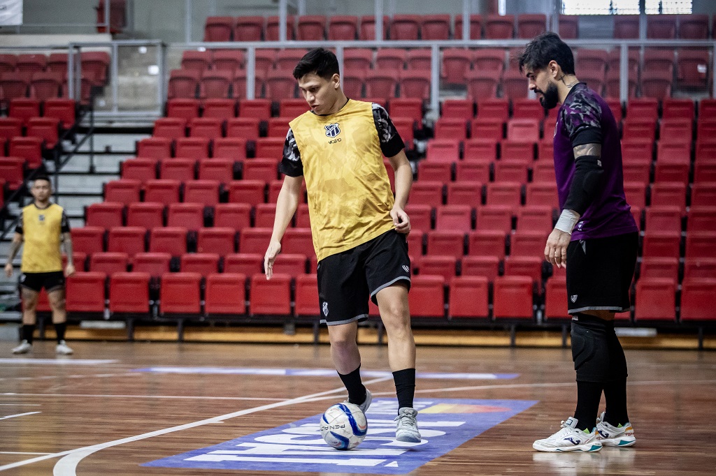 Futsal: Ceará segue em preparação para duelo com o Vasco, pelas oitavas do Campeonato Brasileiro