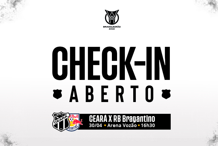 Sócio Vozão: Associados ao programa já podem realizar o check-in para Ceará x Bragantino