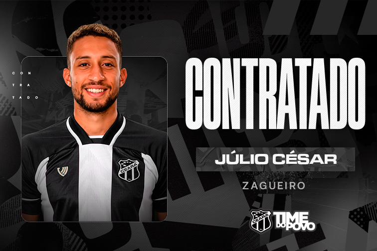 Contratação: Júlio César é o novo reforço do setor defensivo alvinegro