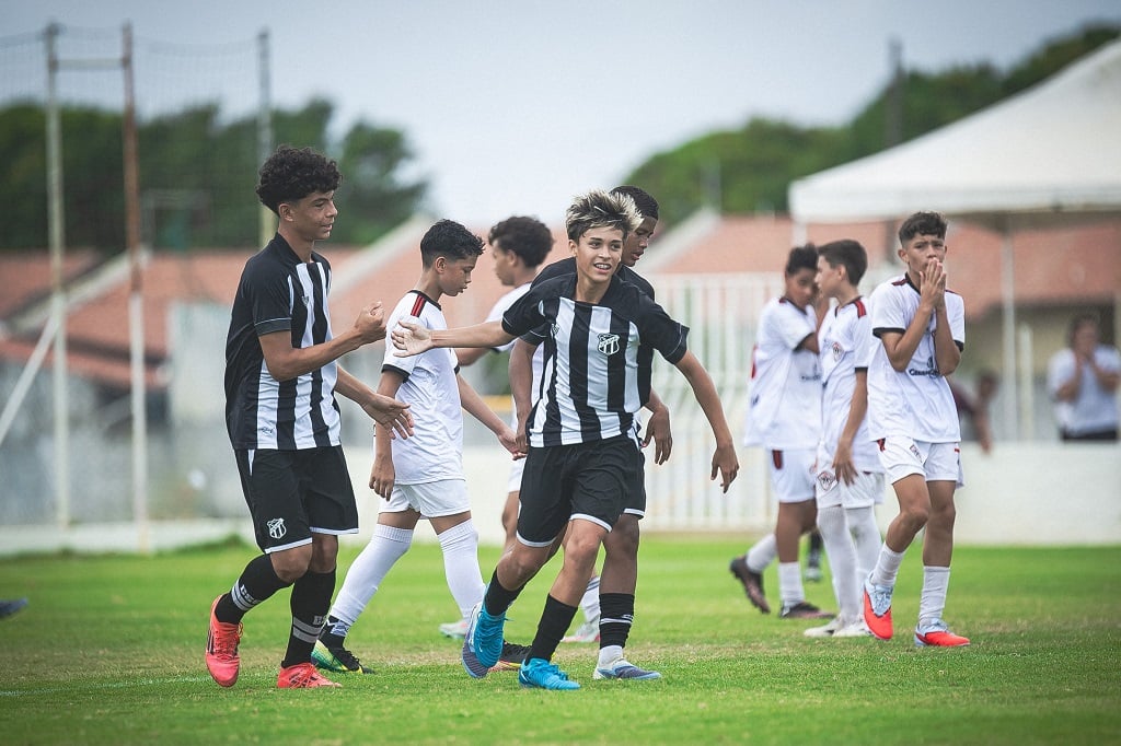 Sub-13: Com gol de Lionel Messi, Ceará vence o FC Atlético por 4 a 0 pelo Campeonato Cearense