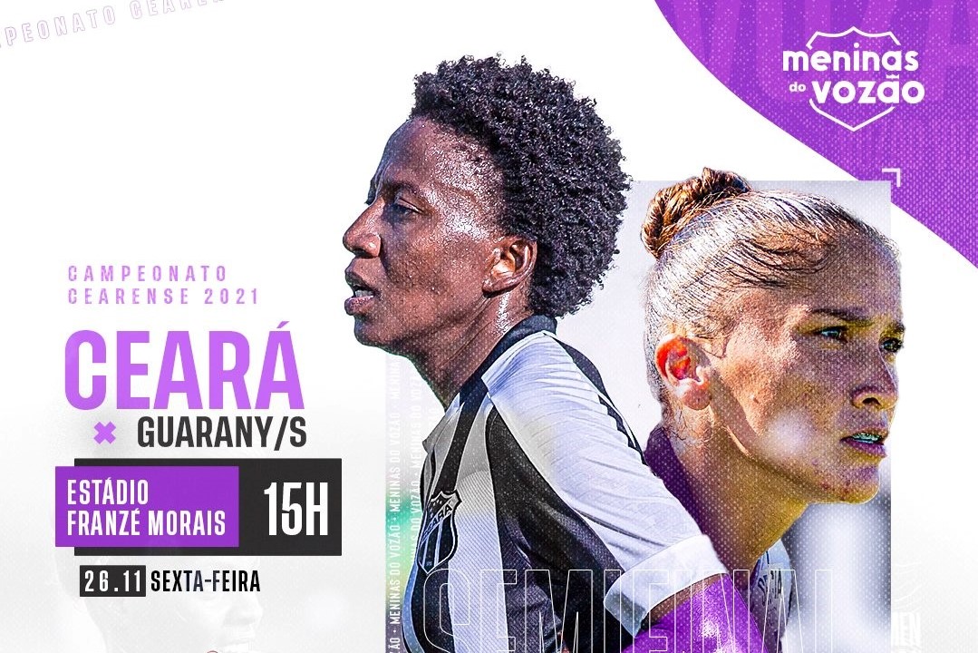 Fut. Feminino: Em busca de uma vaga na decisão do Estadual, Ceará encara o Guarany, na Cidade Vozão