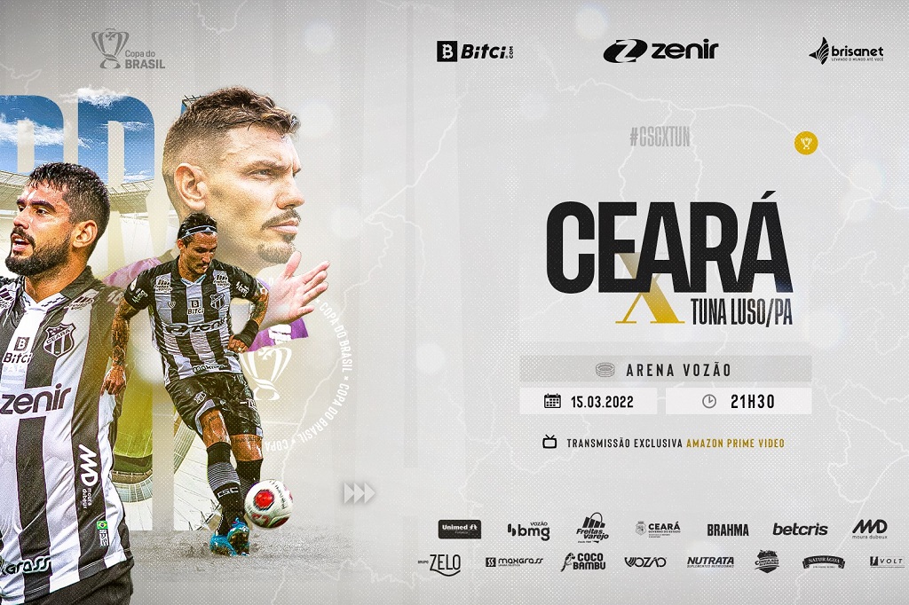 Copa do Brasil: Em busca de vaga na terceira fase da competição nacional, Ceará encara a Tuna Luso