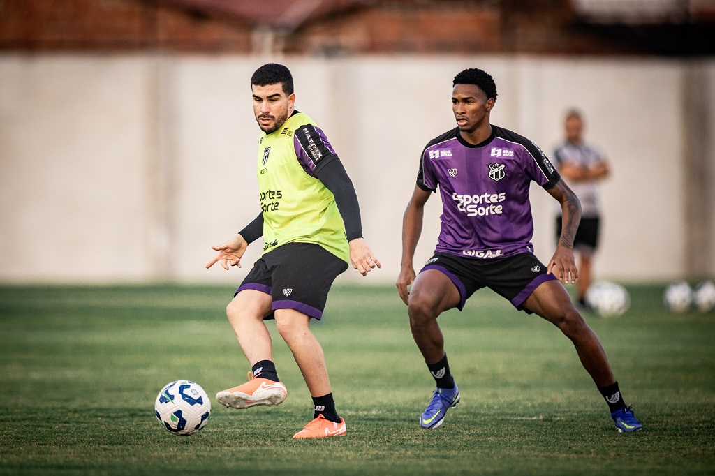 Ceará retorna aos treinamentos em Porangabuçu e faz penúltimo trabalho antes de duelo com o Sport