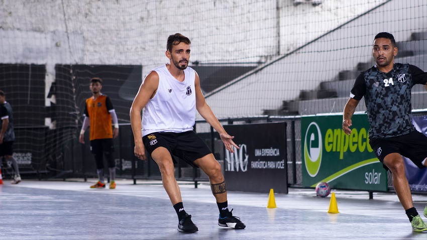 Futsal: Ceará faz treino tático visando o jogo contra o José Romão
