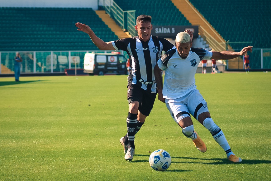 Aspirantes: Com gol de Jhoninha, Ceará vence o Figueirense fora de casa