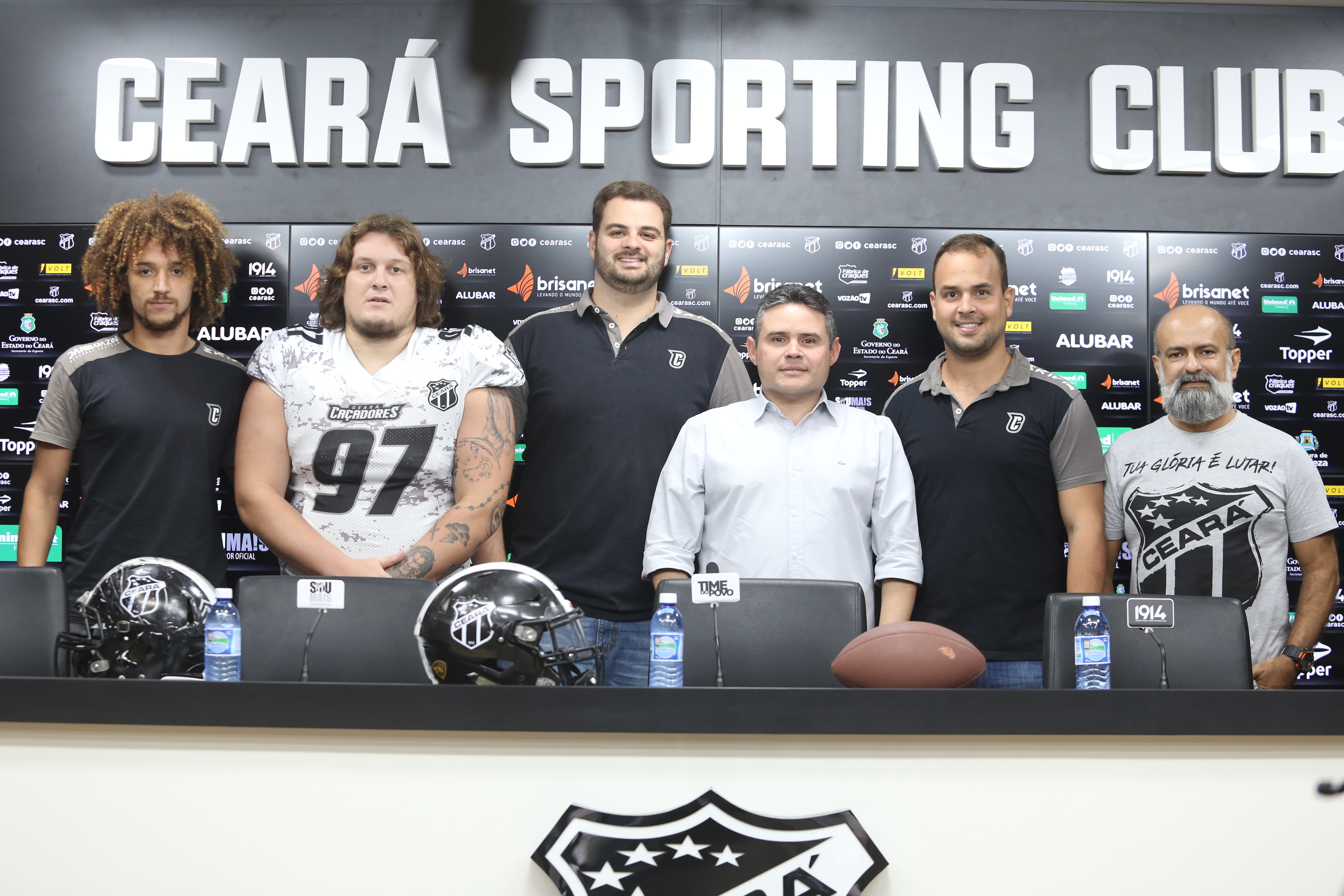 Ceará apresentou oficialmente parceria com Ceará Caçadores para a disputa do Liga Brasileira de Futebol Americano