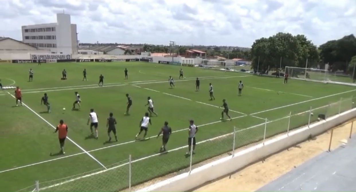 Sub-20: Ceará realiza treinos táticos nesta terça-feira, 21, na Cidade Vozão