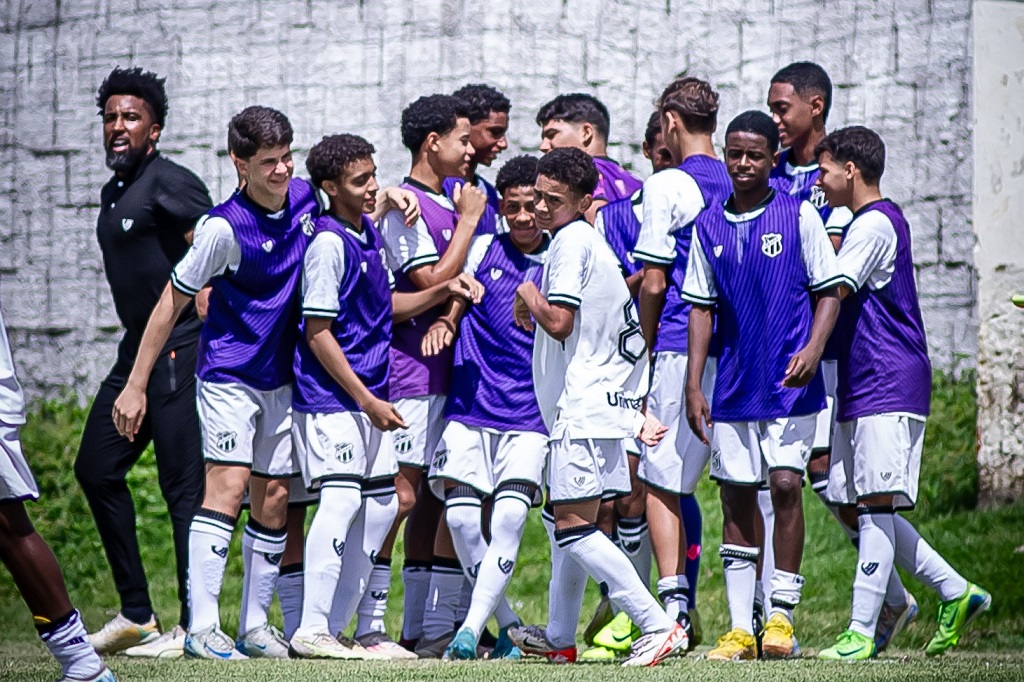 Sub-15: Ceará marca quatro vezes e vence o Aliança por 4x0 pela Liga Ceará