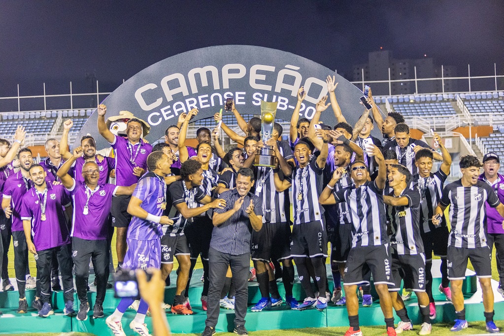 Ceará conquista o hexacampeonato do Campeonato Cearense Sub-20 de forma invicta