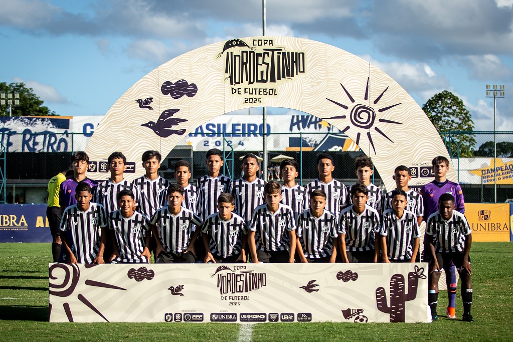Sub-13: Em último jogo no dia pela Copa Nordestinho, Ceará derrota Tubarões de Boa Viagem/PE por 2 a 1