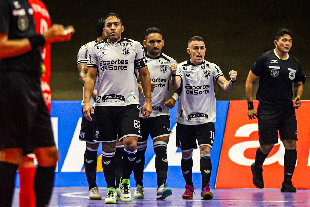 Futsal: Ceará vira contra o América/RN e vence a terceira consecutiva no Campeonato Brasileiro