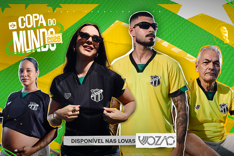 Ceará lança camisas em alusão à participação do Brasil na Copa do Mundo