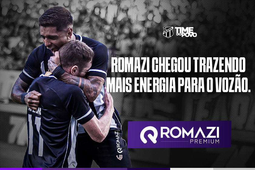 Comercial: Ceará acerta parceria com a Romazi e empresa patrocinará o Time do Povo até o final do ano