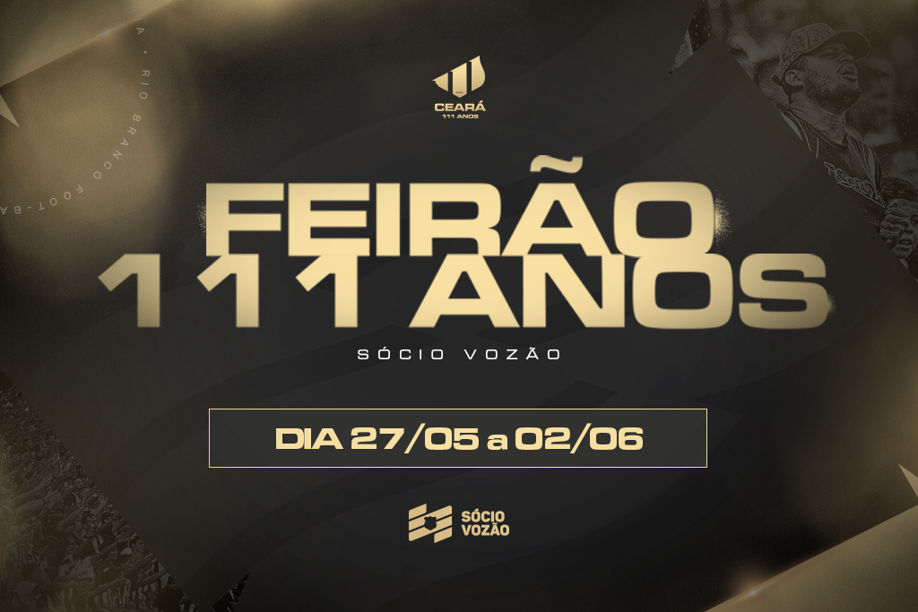 Na sede, o Ceará inicia o atendimento presencial do feirão do Sócio Vozão, com planos promocionais em celebração aos 111 anos