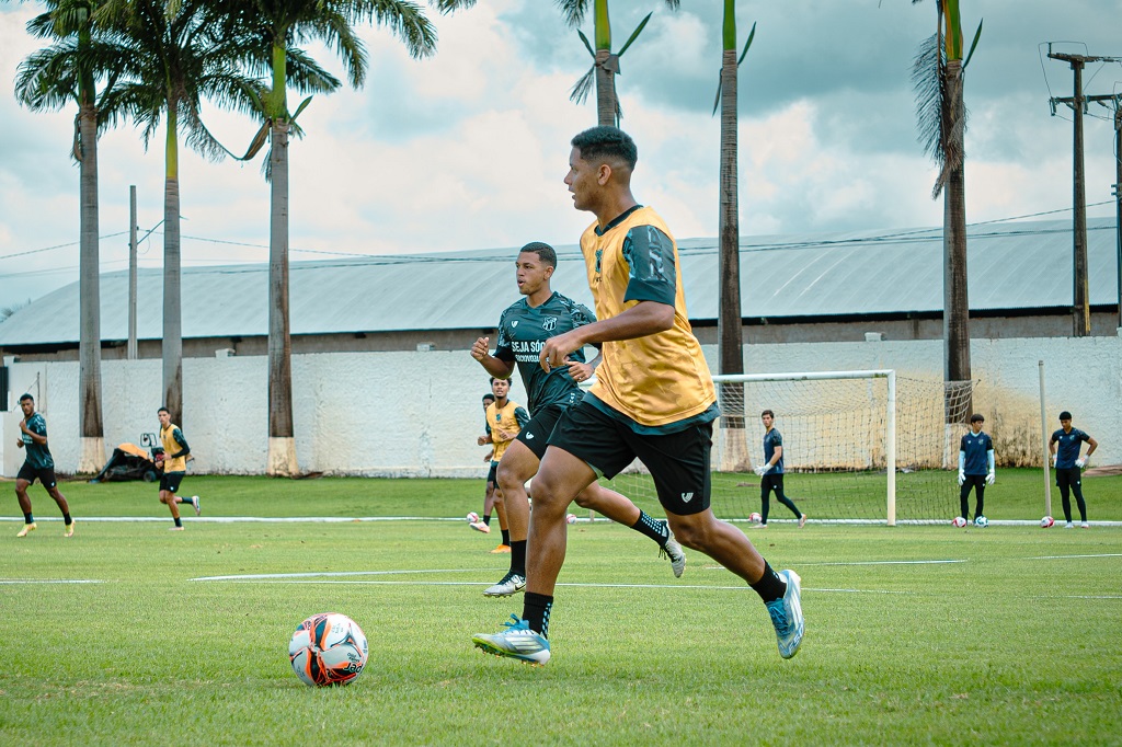 Sub-20: Ceará realiza o penúltimo treino antes do duelo diante do Novorizontino pelo Brasileiro