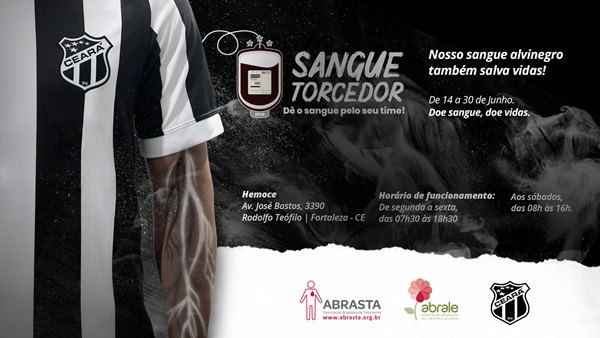 Campanha nacional de doação de sangue movimenta  principais torcidas do Brasil