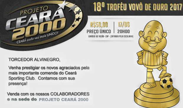 Premiação do Vovô de Ouro acontece hoje. Confira programação