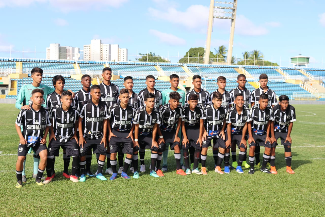 Sub-15: Ceará goleia Anjos do Céu na segunda rodada do Campeonato Cearense