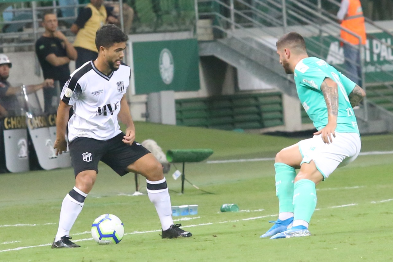 Ceará faz bom jogo, pressiona até o fim, mas perde para o Palmeiras no Allianz Parque 