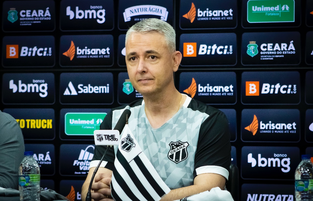 Em sua apresentação oficial, Tiago Nunes destaca acreditar no projeto de expansão do Ceará