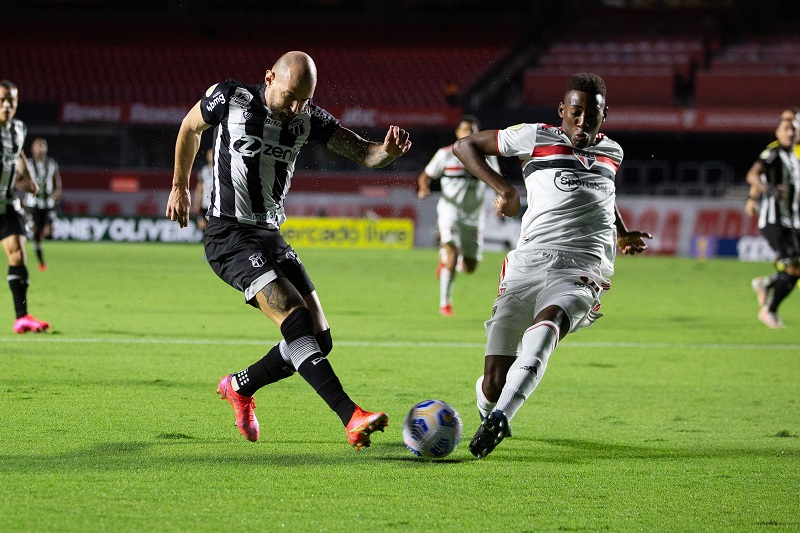 Brasileirão: No Morumbi, Fabinho marca e Ceará empata contra o São Paulo