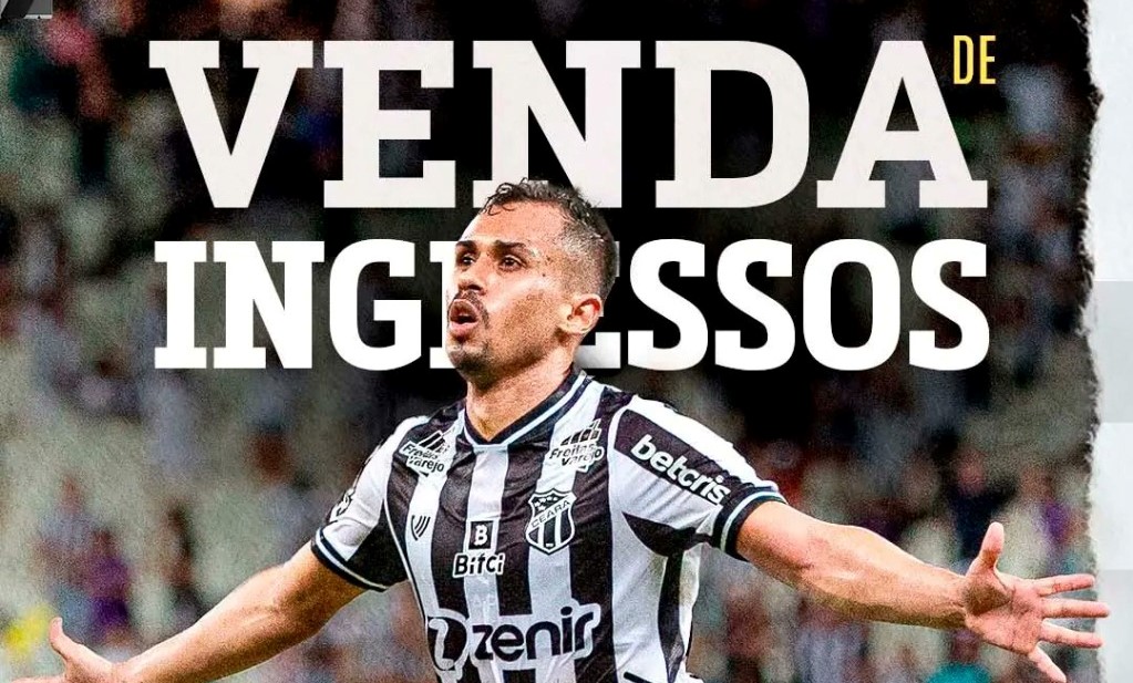 Ceará x Flamengo: Venda de ingressos segue disponível apenas para a torcida do Ceará