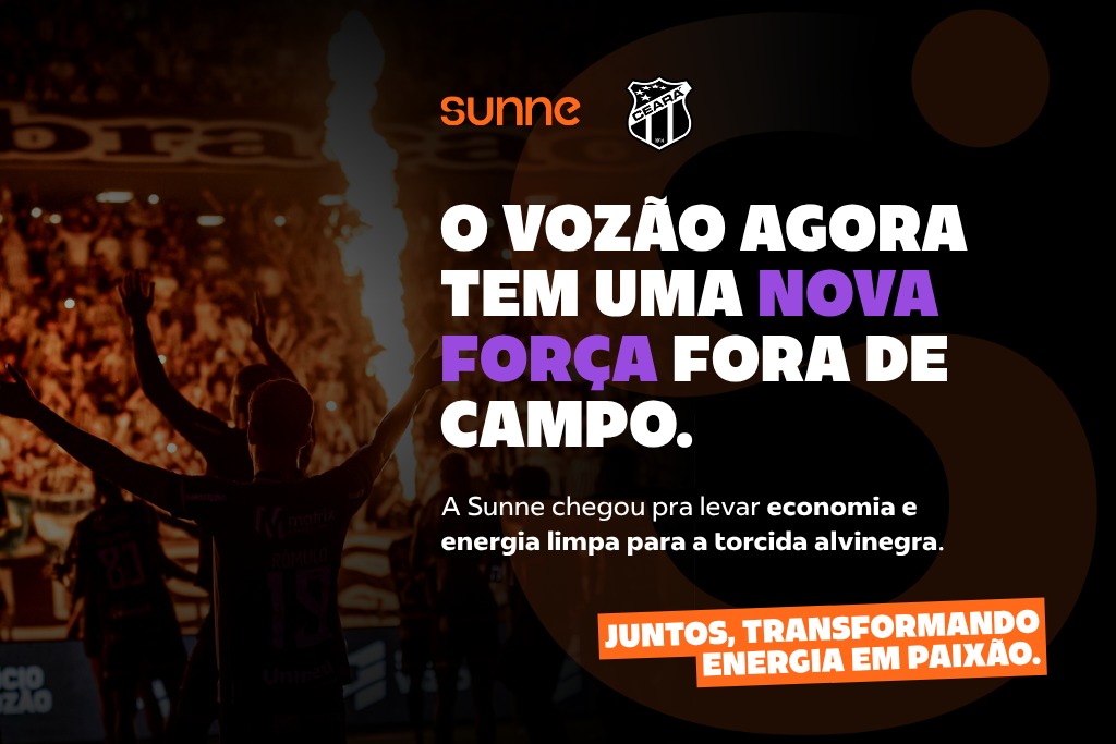 Comercial: Ceará firma parceria com a Sunne até 2027