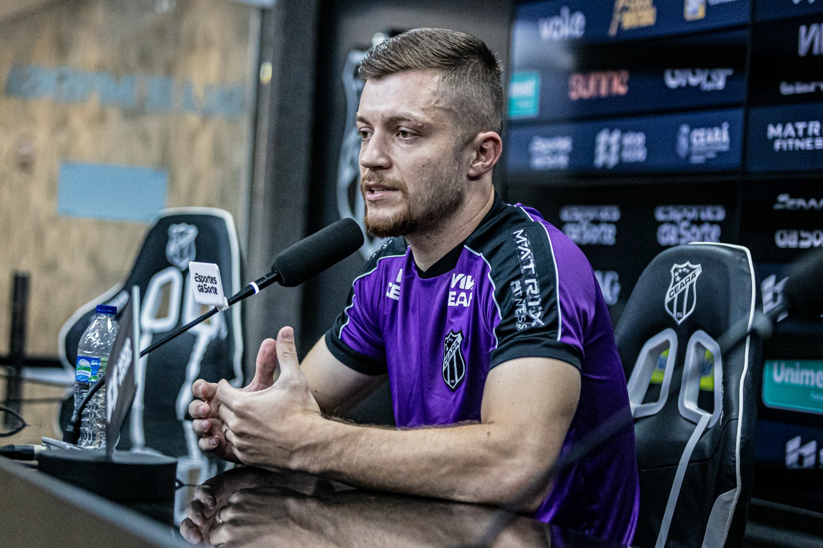 Willian Machado valoriza momento do Ceará e projeta duelo contra o Corinthians: "Fazer nosso trabalho"
