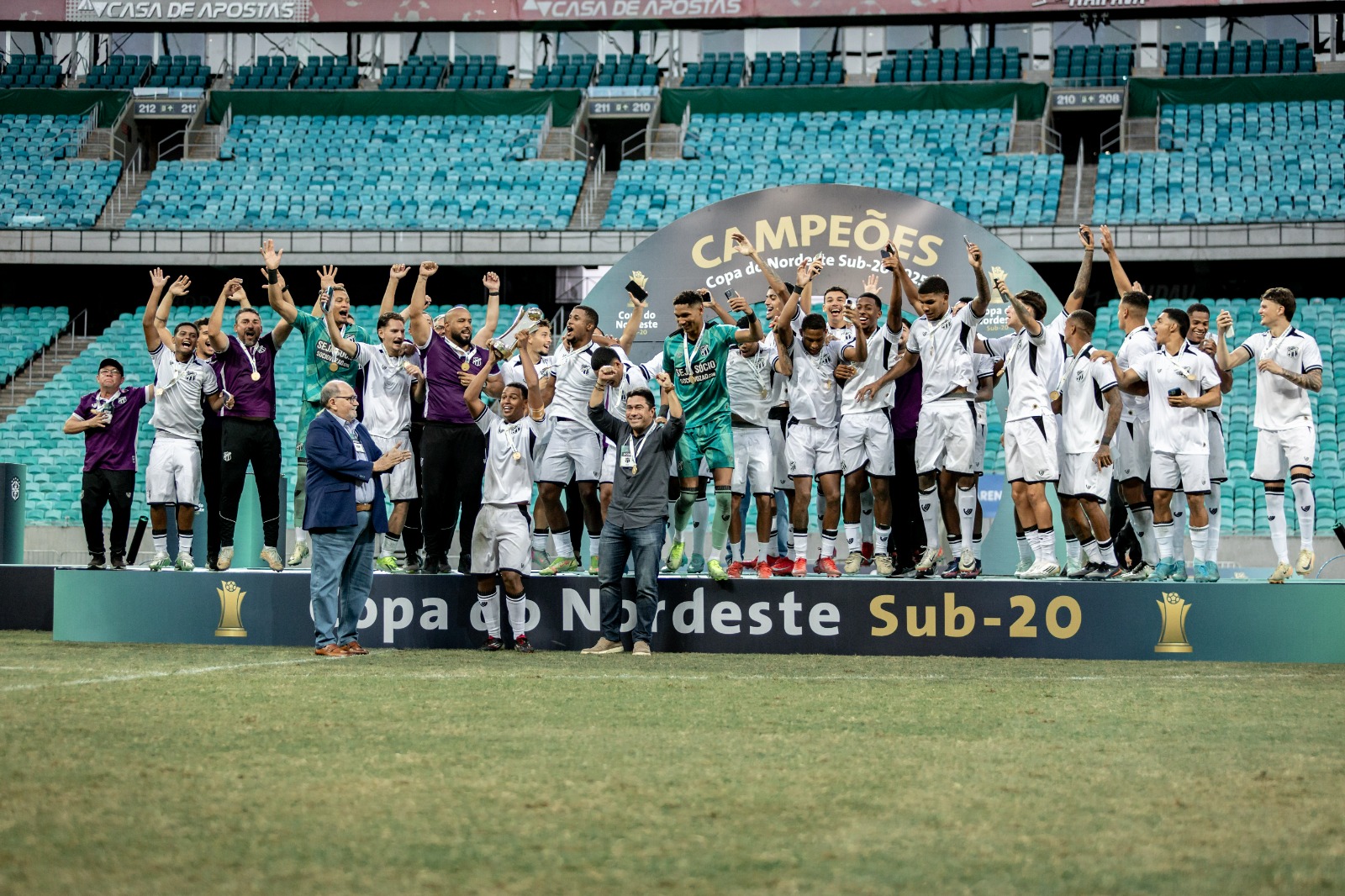 Presidente do Ceará, João Paulo Silva enaltece trabalho das categorias de base e afirma: "Ganhamos com autoridade"