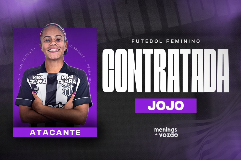 Fut. Feminino: De volta! Artilheira do Ceará em 2025, Jojo é a terceira contratação para a disputa do Cearense