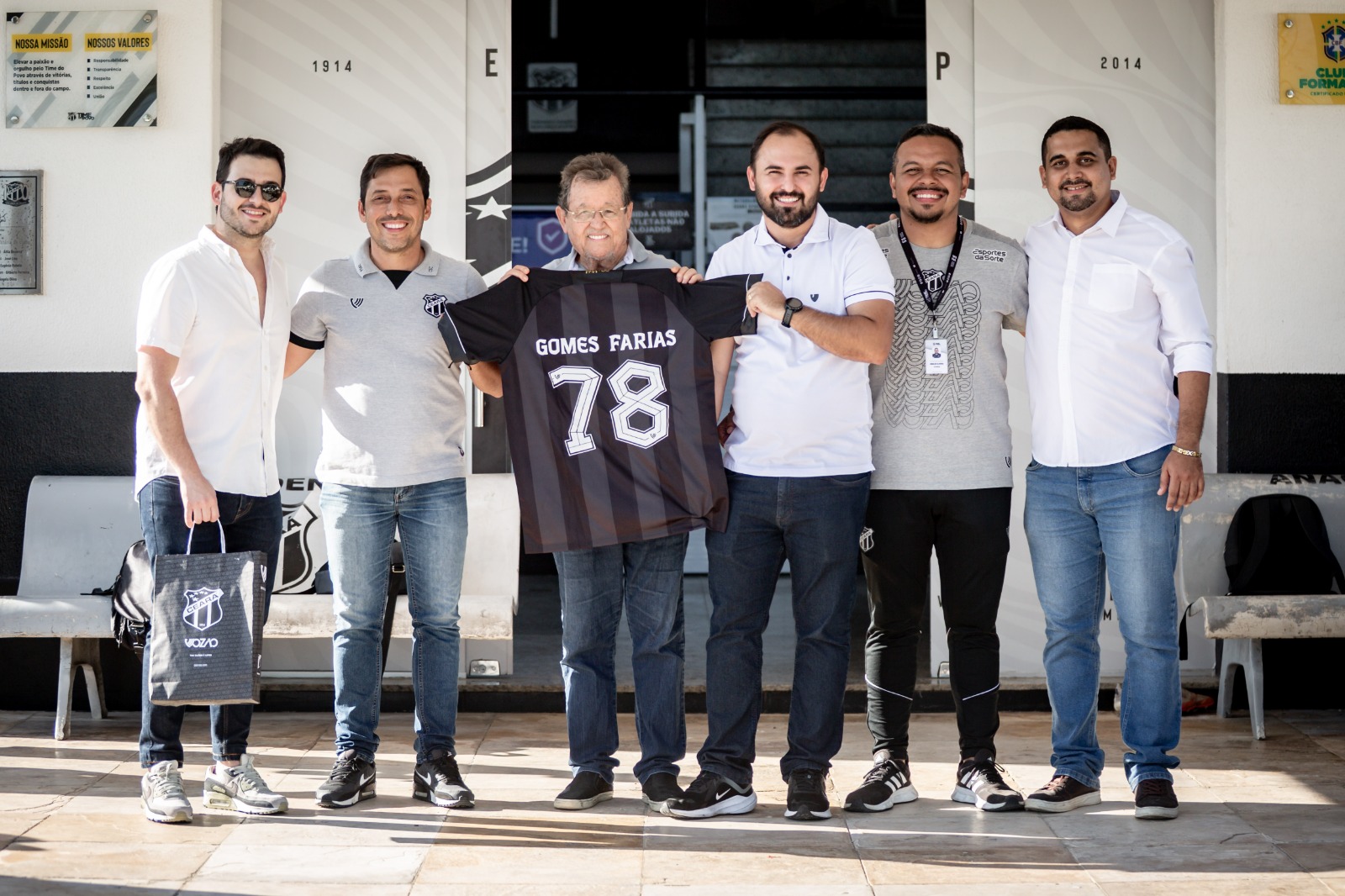 Gomes Farias visita Cidade Vozão e conhece instalações das categorias de base do Ceará