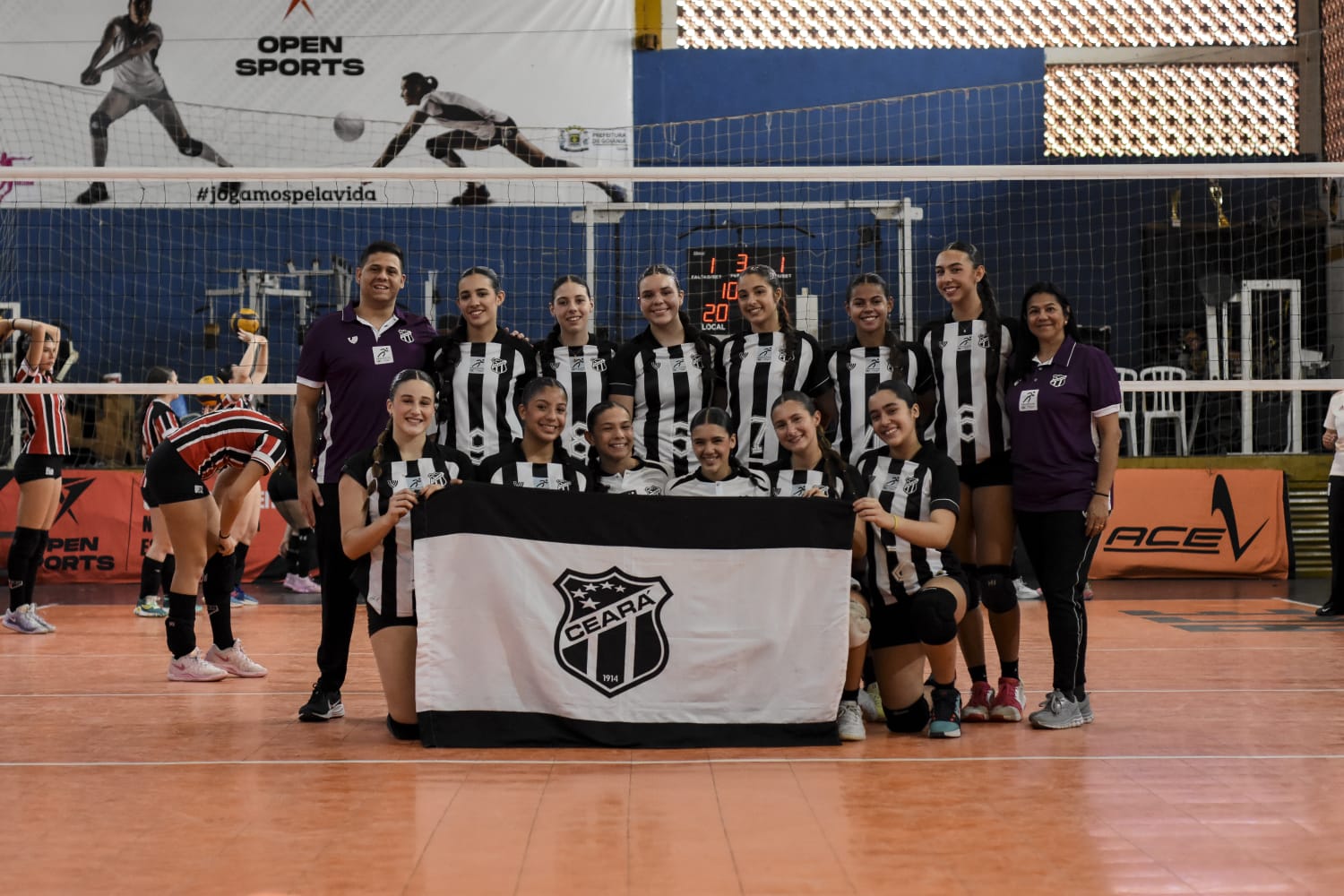 Vôlei: Ceará vence São Paulo por 3 sets a 0 na 2ª rodada do CBI Sub-17 Feminino