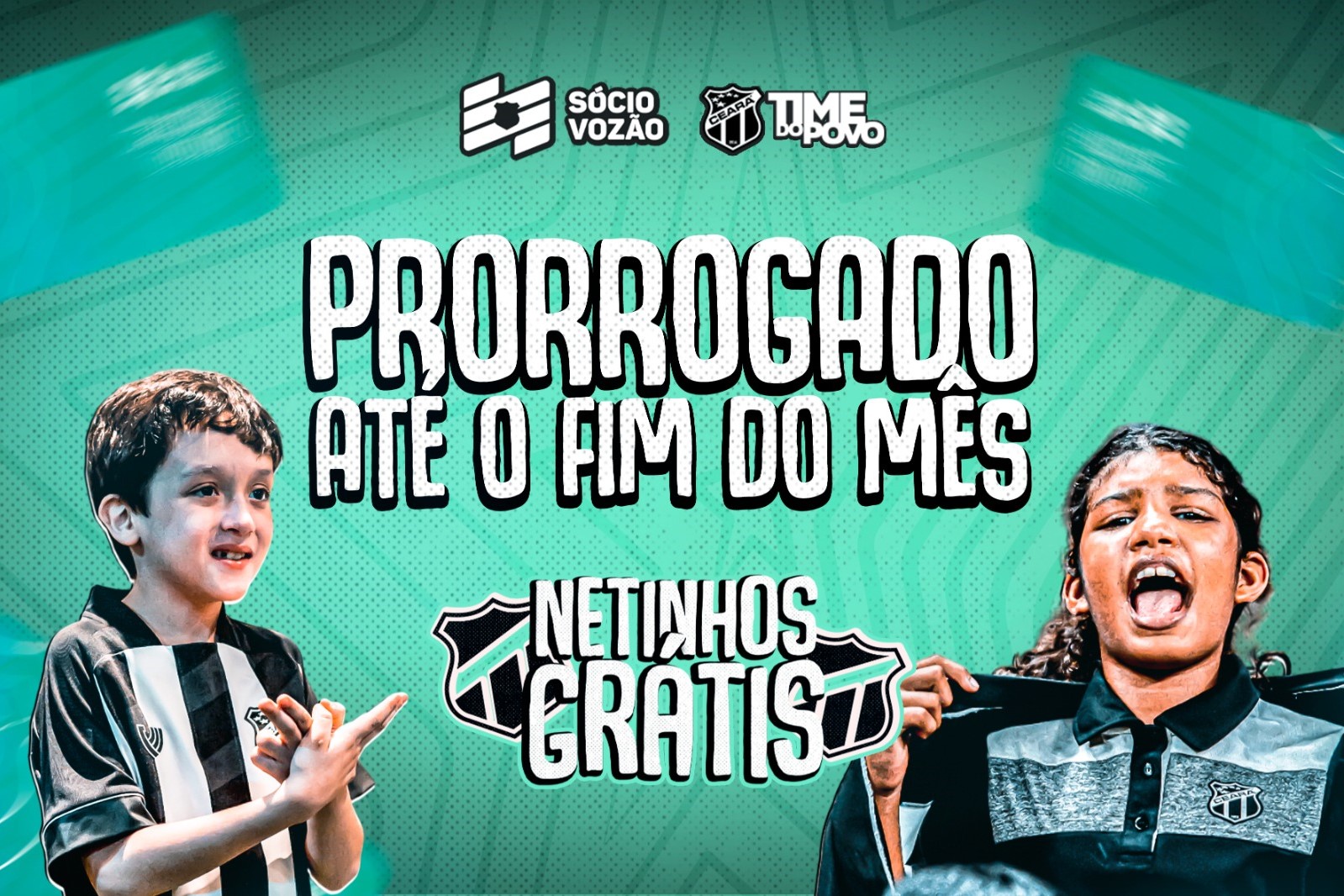 Em homenagem ao Dia das Crianças, Sócio Vozão estende gratuidade do plano “Netinhos do Vovô”