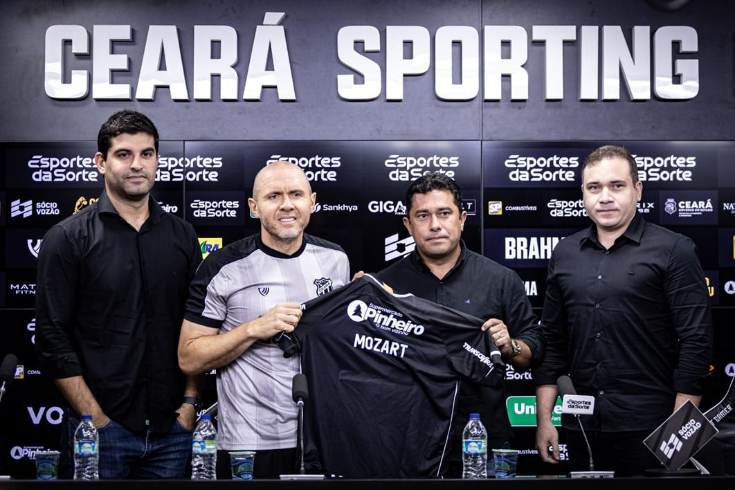 Apresentado, Mozart destaca grandeza do Ceará e cita: "É o maior desafio da minha carreira"