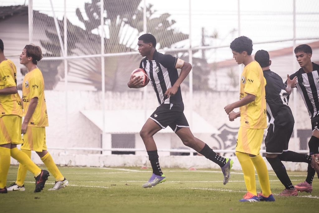 Sub-15: Ceará derrota Juazeiro por 5 a 1 pela 2ª rodada do Cearense