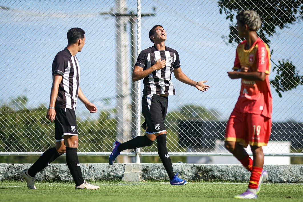 Sub-20: Ceará vence Vila Real novamente e confirma classificação para a semifinal do Cearense