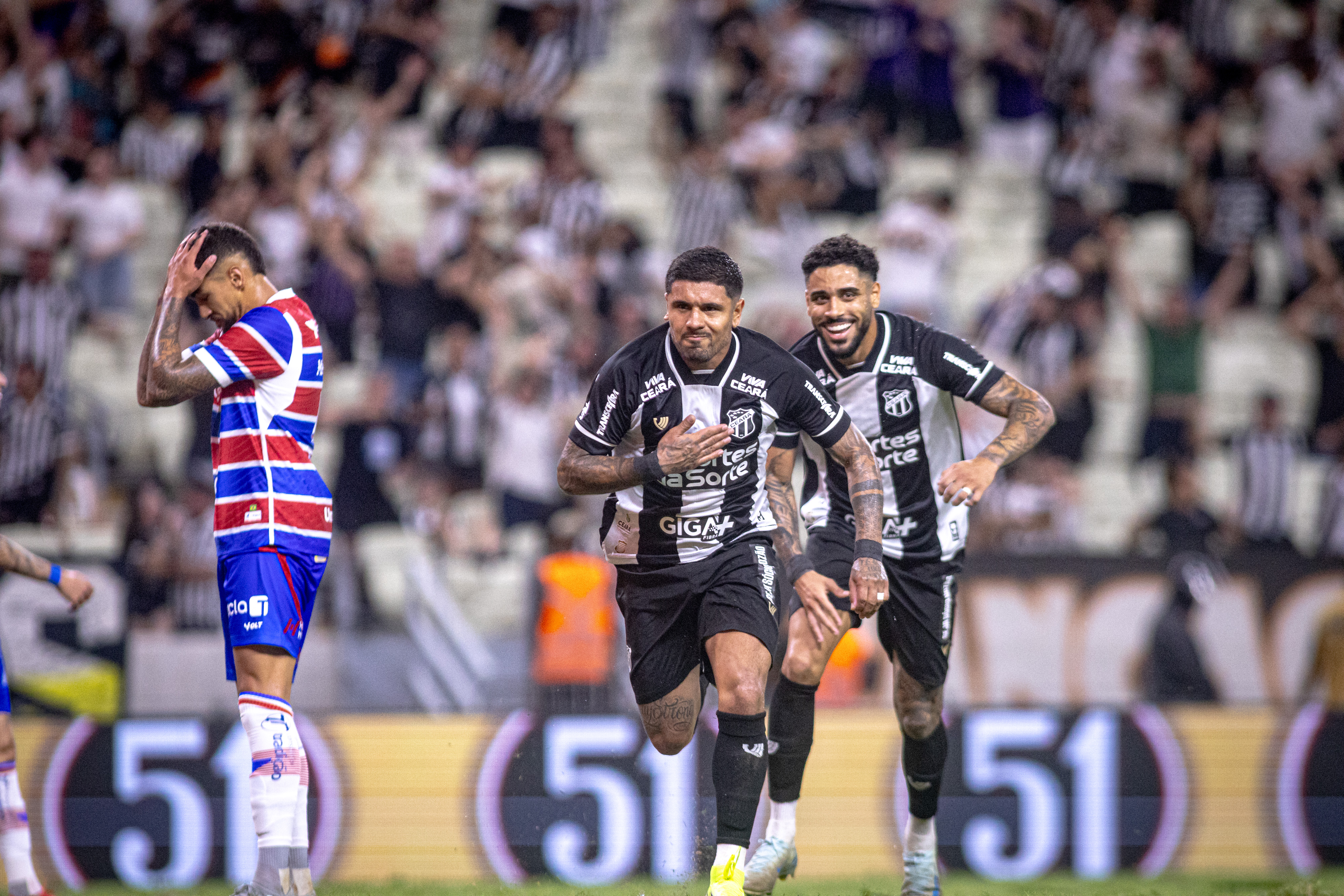 Série A: Galeano marca e Ceará vence o primeiro Clássico-Rei da competição por 1 x 0