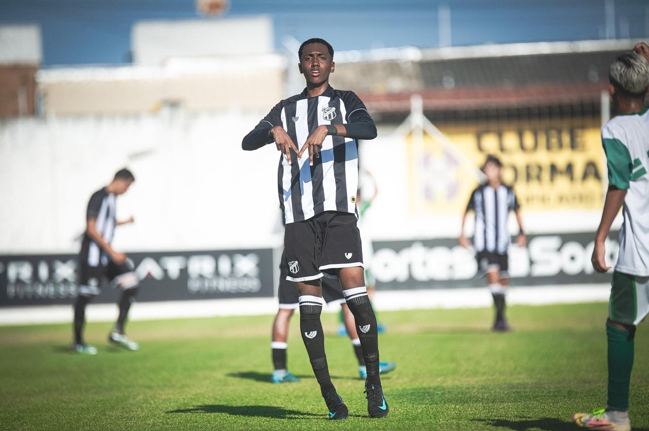 Sub-15: Ceará goleia o Atlético Cearense por 6 a 0 pelo Estadual