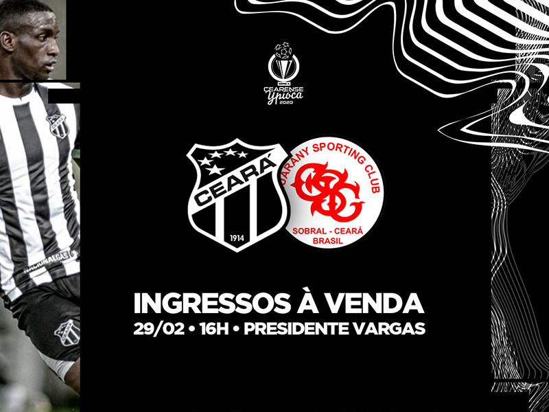 Confira informações sobre venda de ingressos para Ceará x Guarany