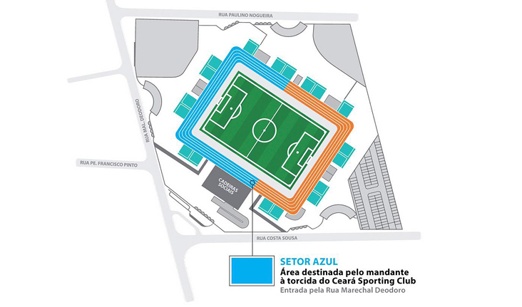 Espaço para a Torcida do Ceará, domingo, 10/04, no PV
