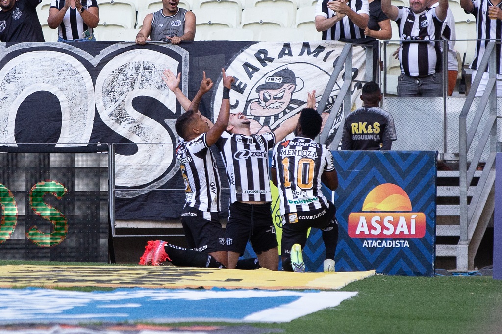 Série A: Em casa, Ceará é superior e bate o Santos por 2x1