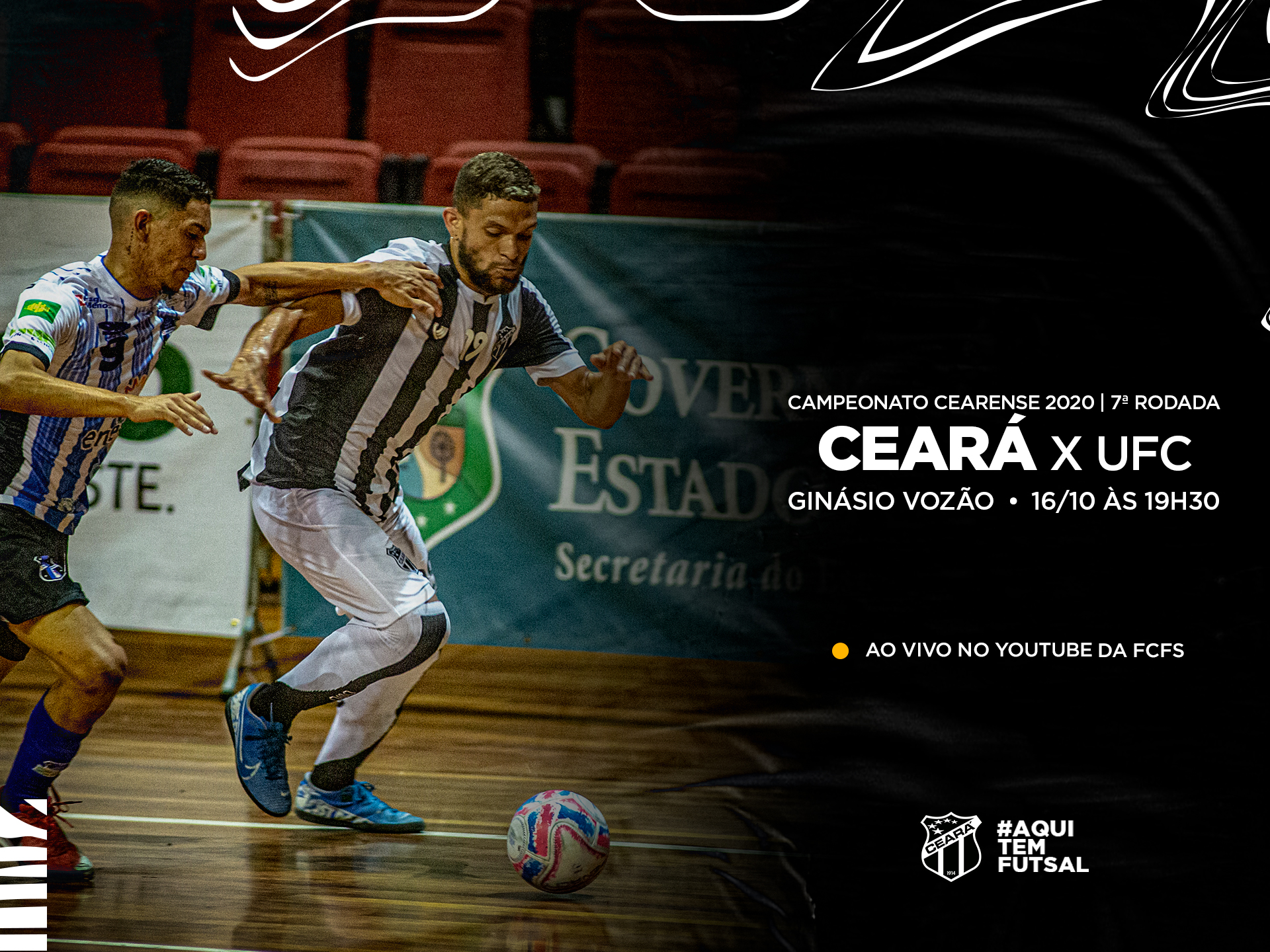 Futsal adulto: Líder de seu grupo no Campeonato Cearense, Ceará enfrenta, em casa, a UFC