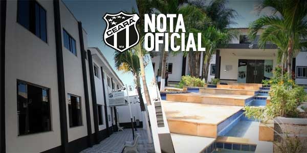 Nota de esclarecimento sobre situação das instalações da Cidade Vozão e CT de Porangabuçu